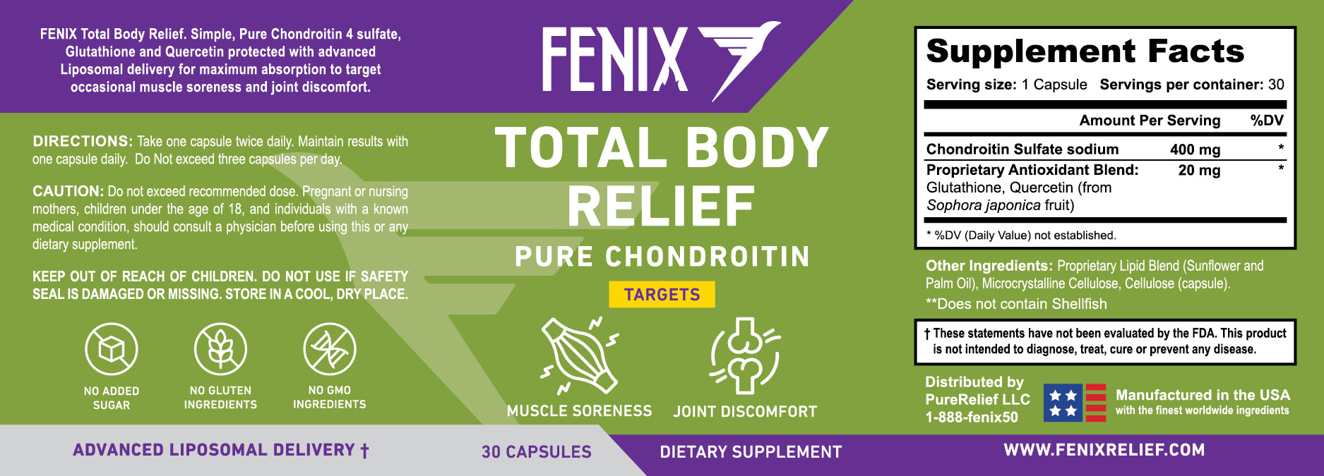 Fenix Relief Pure Chondroitin